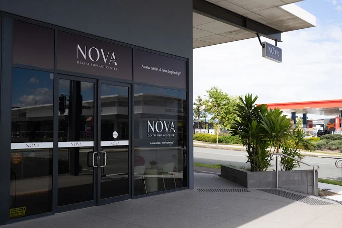 NOVA Dental Implant Centre storefront at Coomera City Centre